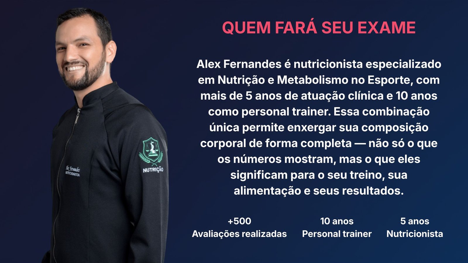 Alex Fernandes — Nutricionista Especializado em Metabolismo no Esporte